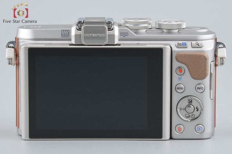 中古】OLYMPUS オリンパス PEN E-PL8 EZ ダブルズームキット ブラウン 