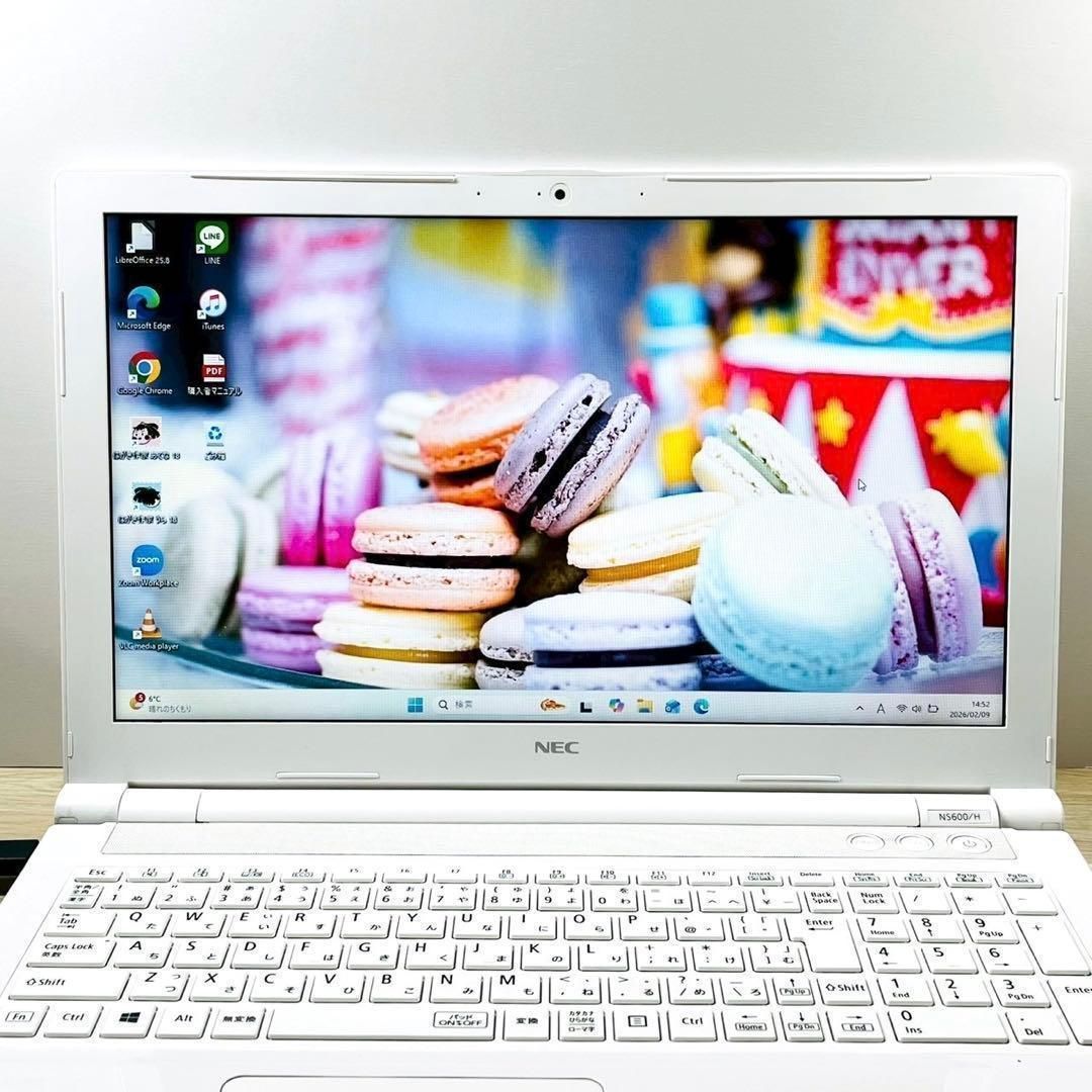 NEC LAVIE i7 SSD512GB Win11ノートPC ホワイト - メルカリ