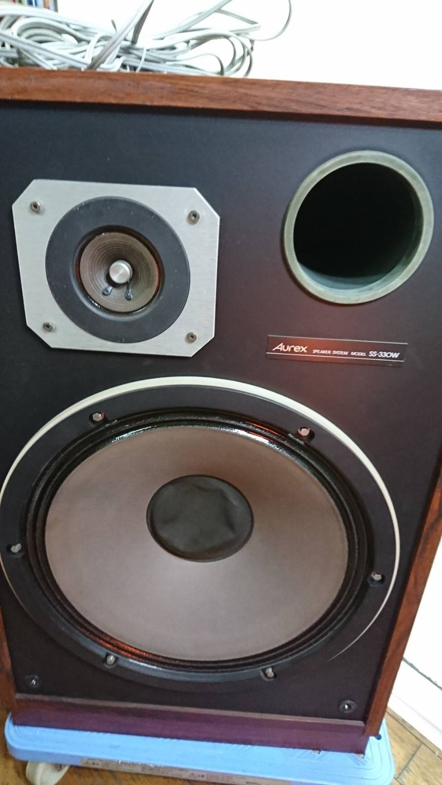 直接取引限定 D58393 Aurex スピーカーシステム SS-330W 一式 サイズ(1 