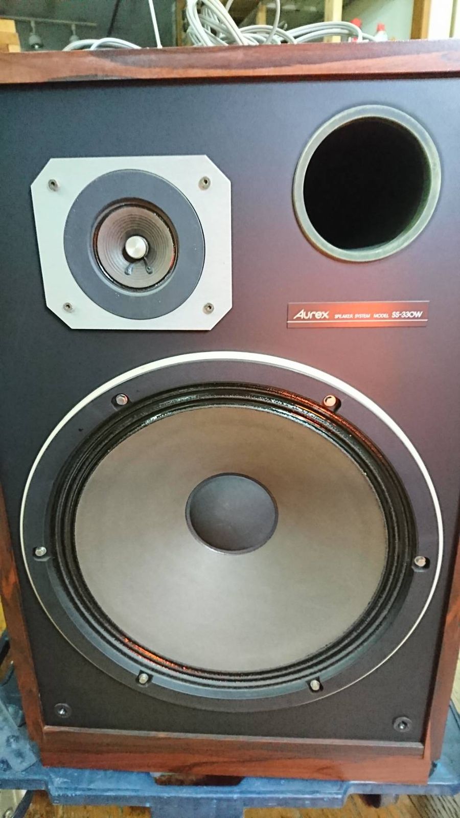 直接取引限定 D58393 Aurex スピーカーシステム SS-330W 一式 サイズ(1 