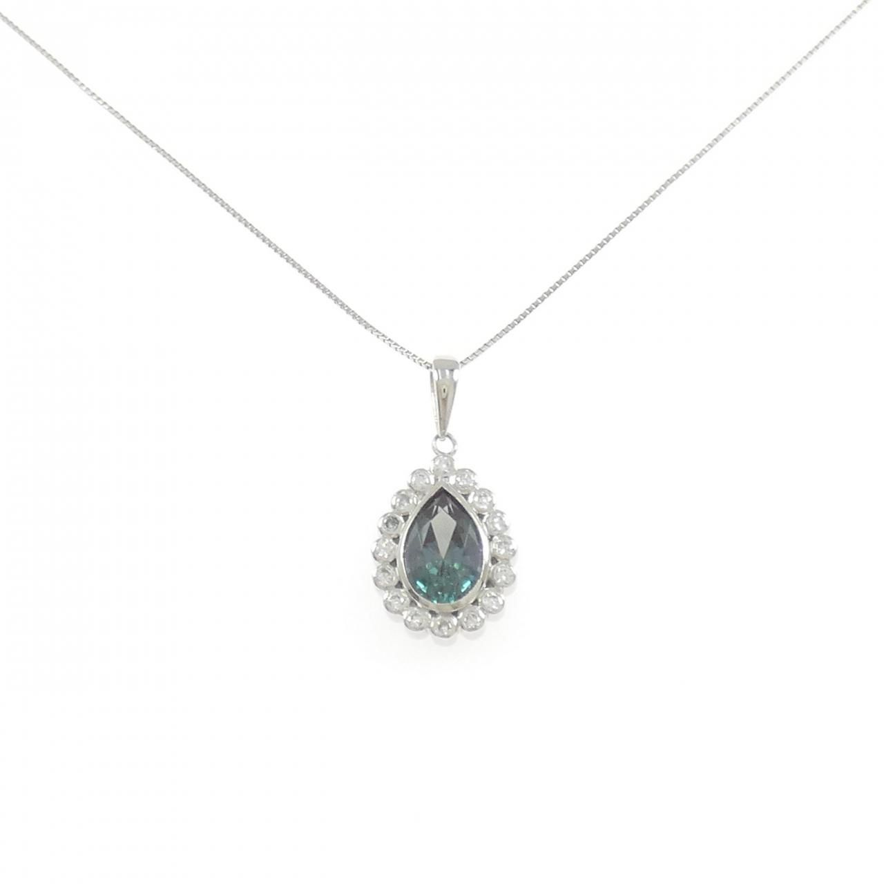 クレサンベール 合成アレキサンドライト ネックレス 1.61CT - メルカリ