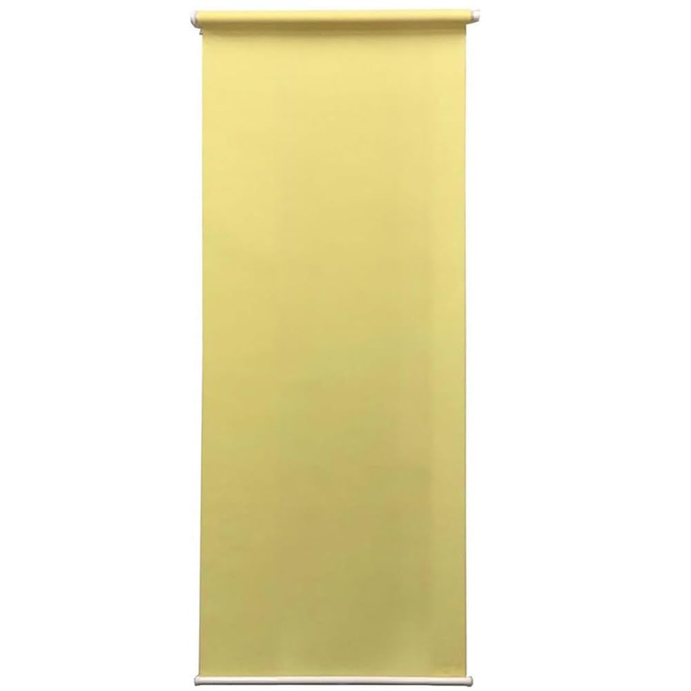 新品 フルネス(Fullness) スリムロールスクリーン 両面テープ W80×H180cm イエロー L2192 非遮光タイプ 11,689円