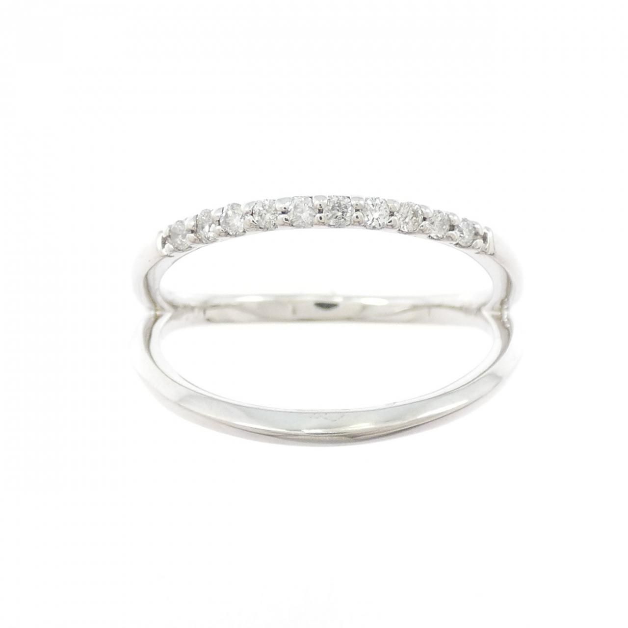 K14WG ダイヤモンド リング 0.10CT - メルカリ