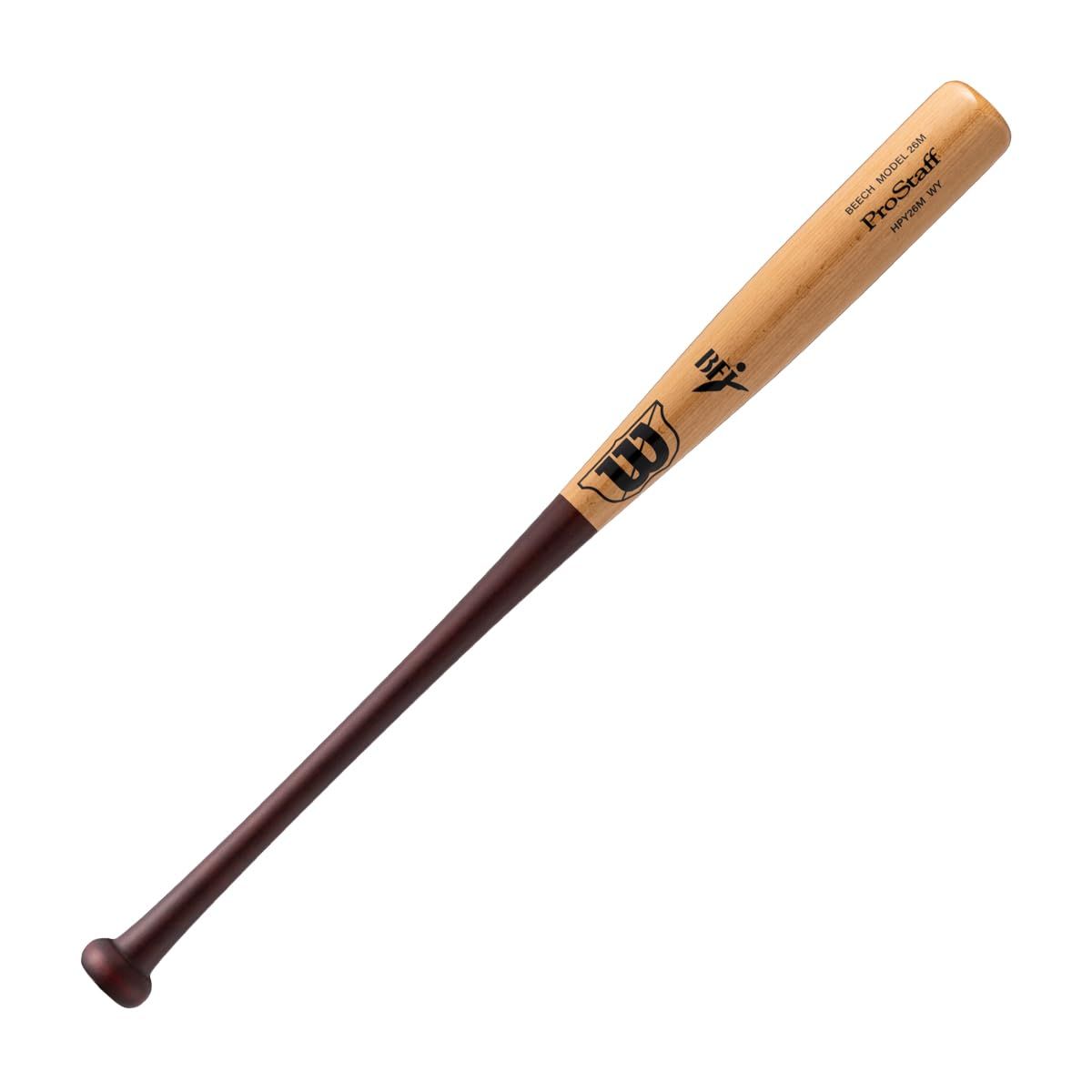 新品 Wilson(ウイルソン) 硬式用木製バット ProStaff (プロスタッフ) ビーチ 26M型 レッドウッド/ナチュラル 8588 WBW20130108588/HPY26M