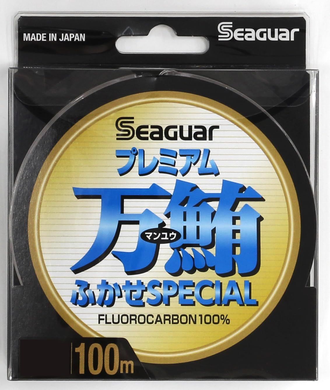 新品 クレハ(KUREHA) シーガープレミアム万鮪(マンユウ)ふかせスペシャル 100M 26号 クリアカラー フロロカーボン 222-977