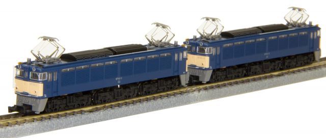 中古】ロクハン Zゲージ EF63形 1次形 青 重連セット T038-1 鉄道模型