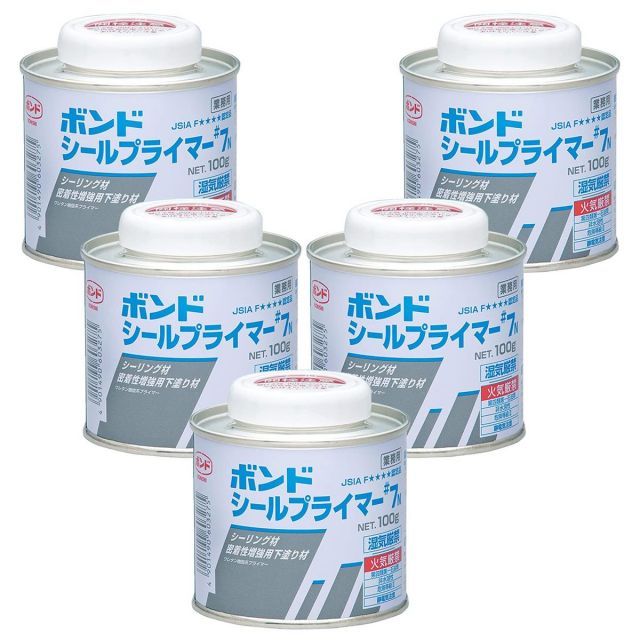 【送料無料】コニシ(KONISHI) ボンド シールプライマー#7N 100g #60327 5缶入り