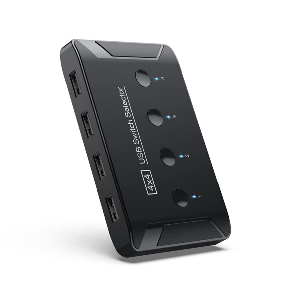 新品 CHENYANG KVM USB 2.0 ハブスイッチセレクタ キーボードマウススキャナプリンタ用の 4 つのデバイスを共有する 4 ポート PC