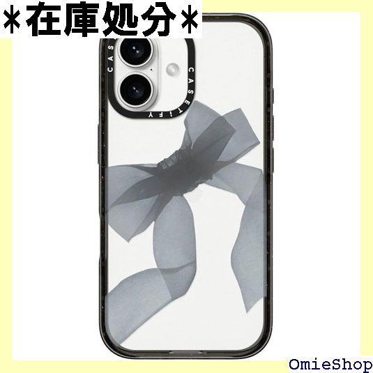 CASETiFY iPhone 16 ケース 黒リボン 新品 - メルカリ