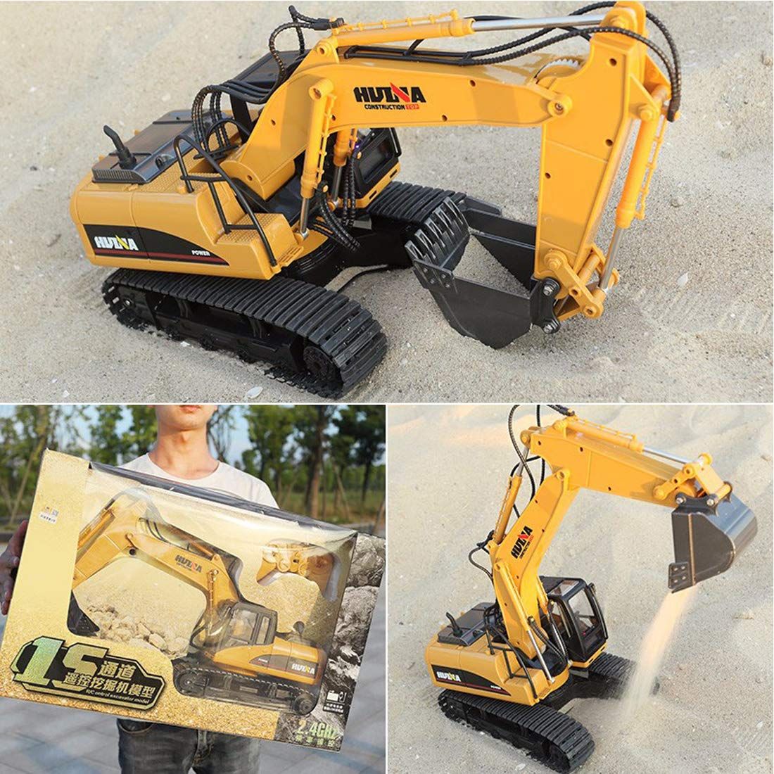 ショベルラジコン 新品 億騰 ショベルカー ラジコン 掘削機 2.4GHz無線 15CHパワー