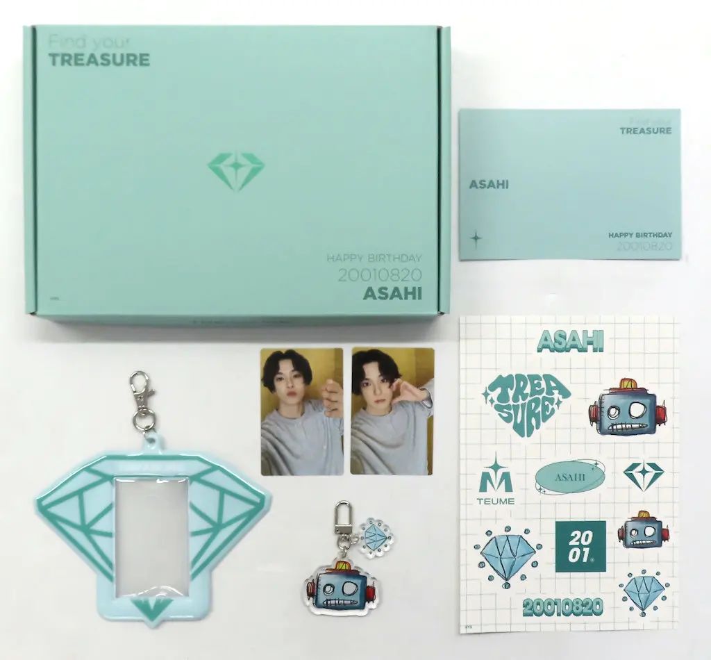 中古】グッズセット アサヒ ASAHI BIRTHDAY BOX 「TREASURE GLOBAL