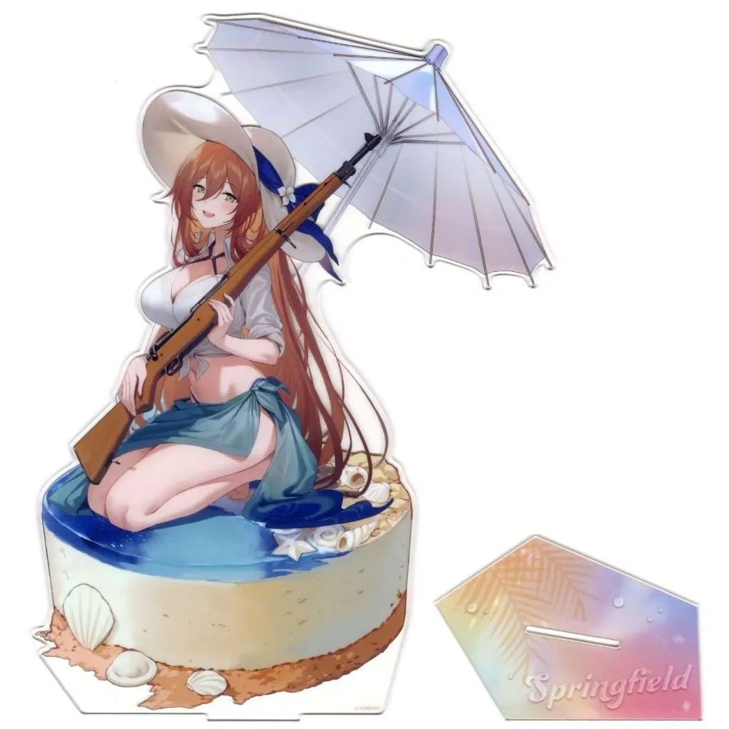 ドールズフロントライン2　スプリングフィールド　メガBIGアクリルスタンド 中古】アクリルスタンド・アクリルパネル スプリングフィールド メガ