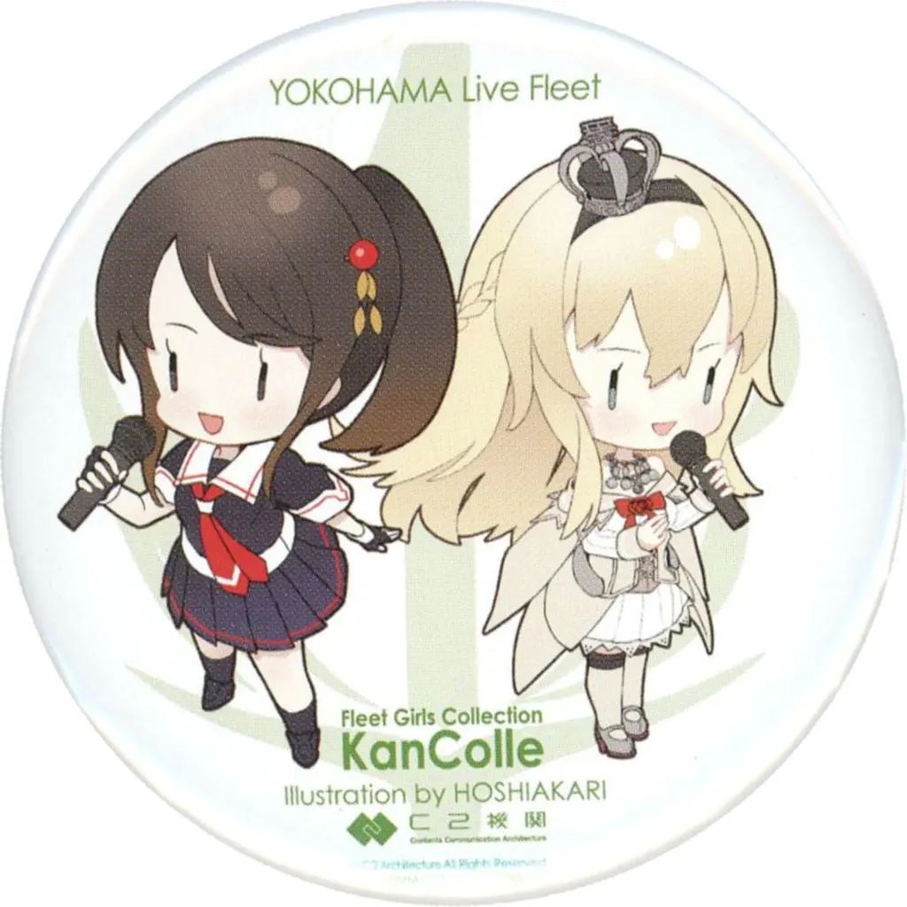 艦隊これくしょん】磯風 1MYB バレンタインライブ 缶バッジ 艦これ
