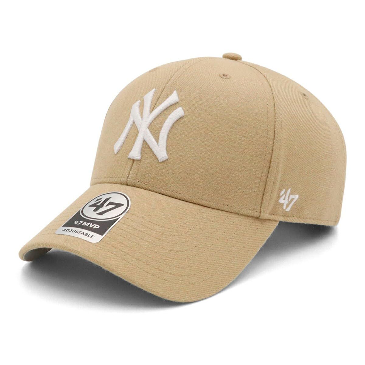 新品 フォーティーセブンブランド('47brand) ’47BRAND フォーティーセブン キャップ エムブイピーMLB NYカーキ/ホワイト FREE 47 MVP ニューヨーク・ヤンキース