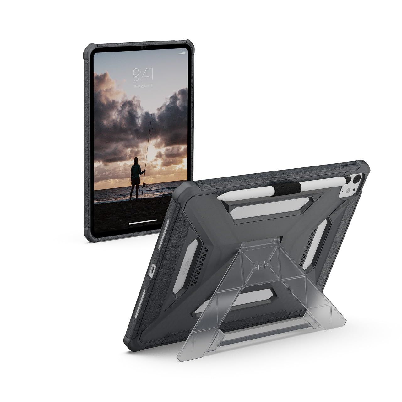 新品 URBAN ARMOR GEAR UAG製 iPad Pro 11インチ(M5/2025)(M42024)用 SCOUT+ケース(アッシュ) UAG-IPDP11M5-SCP-AS