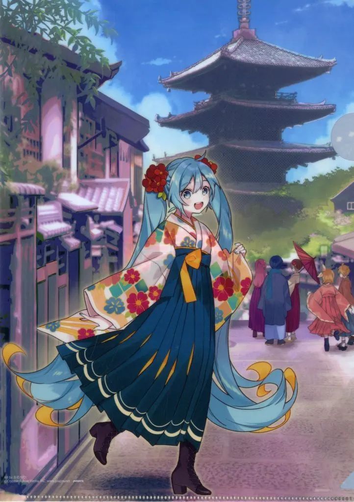 中古】クリアファイル 初音ミク(Art by おむたつ) A4クリアファイル 