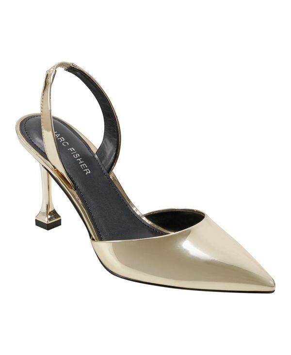 マークフィッシャー レディース トップス ワンピース Marc Fisher Womens Hadya Pointy Toe Stiletto Dress Pumps Gold ゴールド