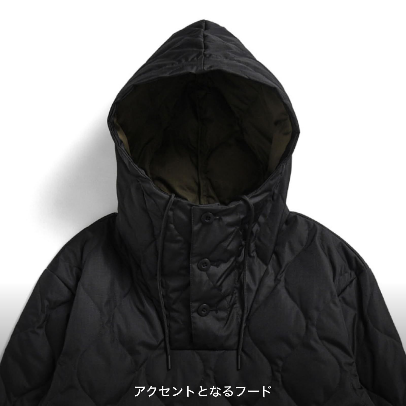 新品 [タイオン] ユニセックス ミリタリー ダウンフーディー 106PML-1 