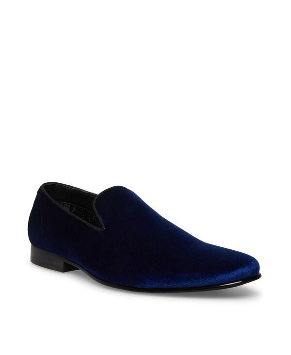 スティーブ マデン メンズ シューズ サンダル ベルベット Steve Madden Mens Laight Velvet Smoking Slipper Blue Velvet ブルー
