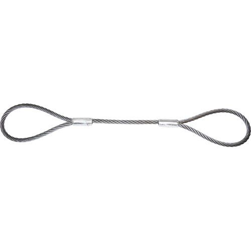 新品 TRUSCO(トラスコ) ワイヤーロープスリング Aタイプ アルミロック 16mm×2m TWAL-16S2