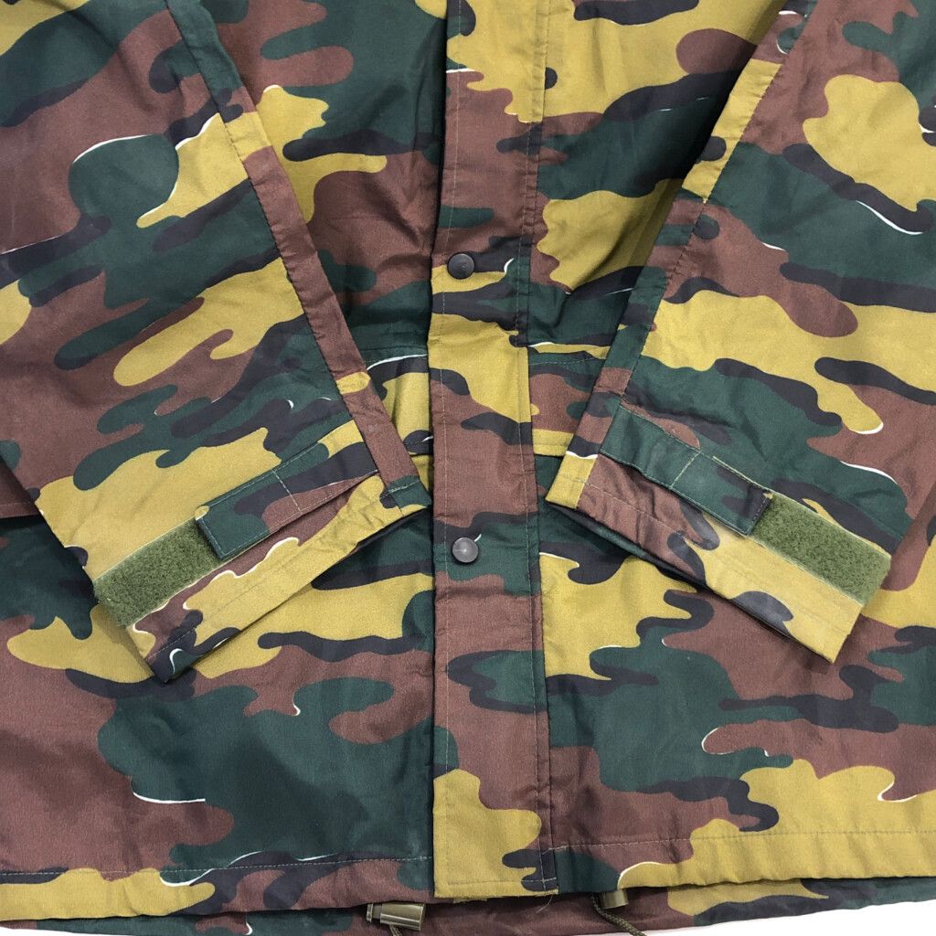 90年代 ベルギー軍 M-90 ジグソーカモ Seyntex フィールドジャケット ユーロ ミリタリー グリーン (メンズ ELL) 中古 古着 S4689 90年代 ベルギー軍 M-90 ジグソーカモ Seyntex フィールドジャケット