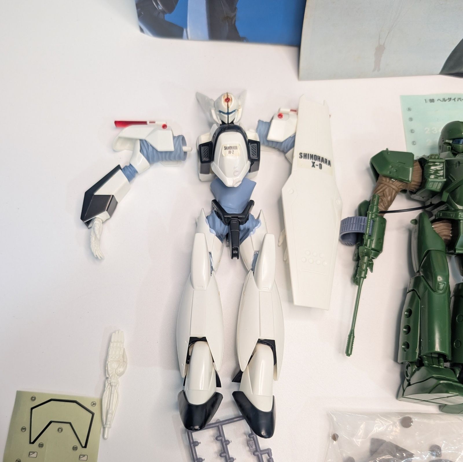 訳あり　バンダイ パトレイバー スーパーディフォルメ　零式　欠損あり　ジャンク 機動警察パトレイバー 零式 ヘルダイバー グリフォン 現状品 ジャンク