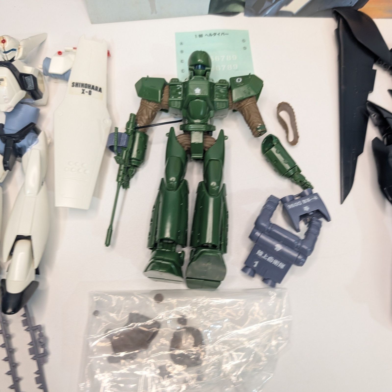 訳あり　バンダイ パトレイバー スーパーディフォルメ　零式　欠損あり　ジャンク 機動警察パトレイバー 零式 ヘルダイバー グリフォン 現状品 ジャンク