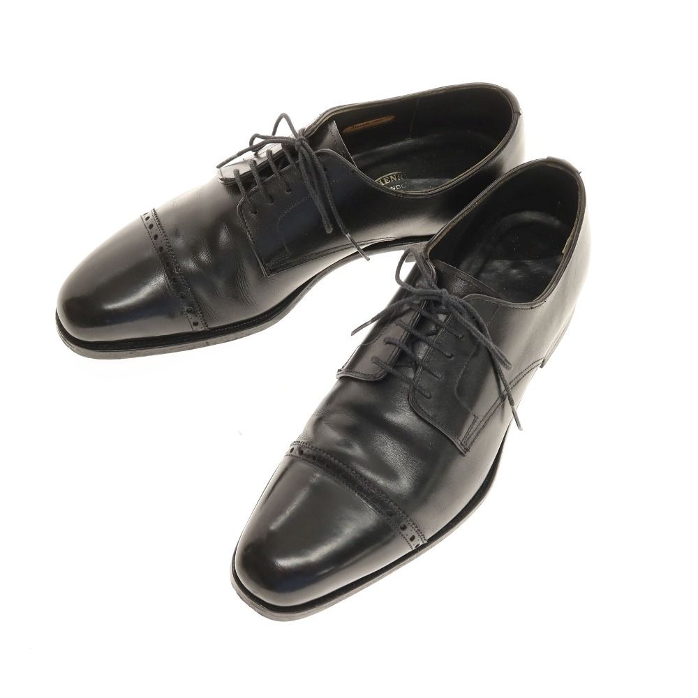 【中古】ヘンリーマックスウェル HENRY MAXWELL ストレートチップ ドレスシューズ ブラック【サイズ61/2E】【メンズ】