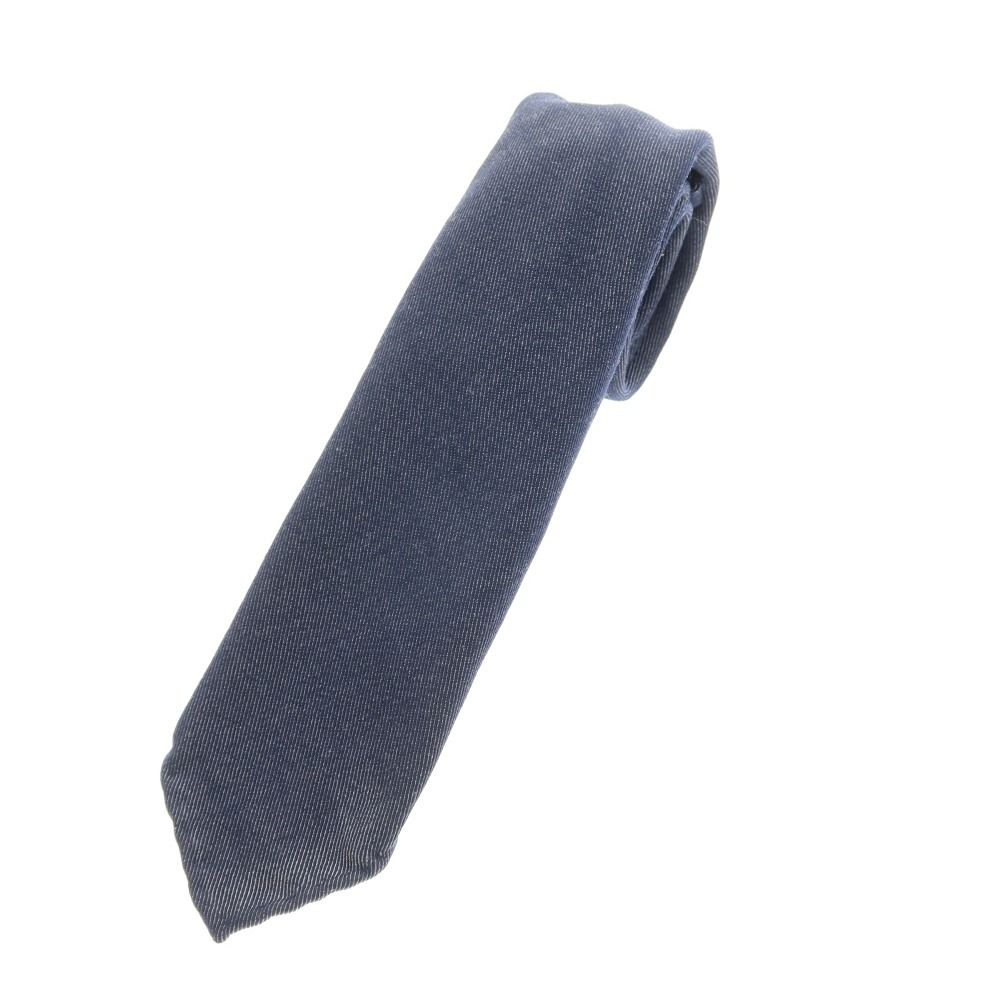 中古】タイユアタイ TIE YOUR TIE セッテピエゲ ウール 無地ネクタイ