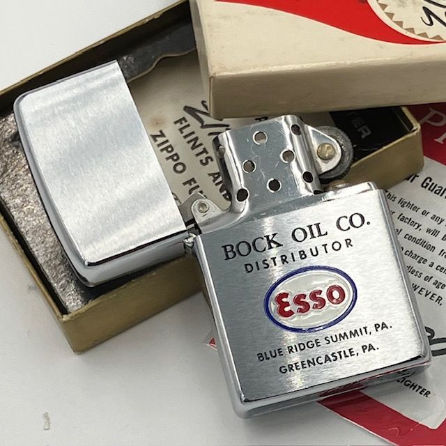 ESSO ZIPPO | 1958年 ビンテージ エッソ の落札相場・落札価格 「esso