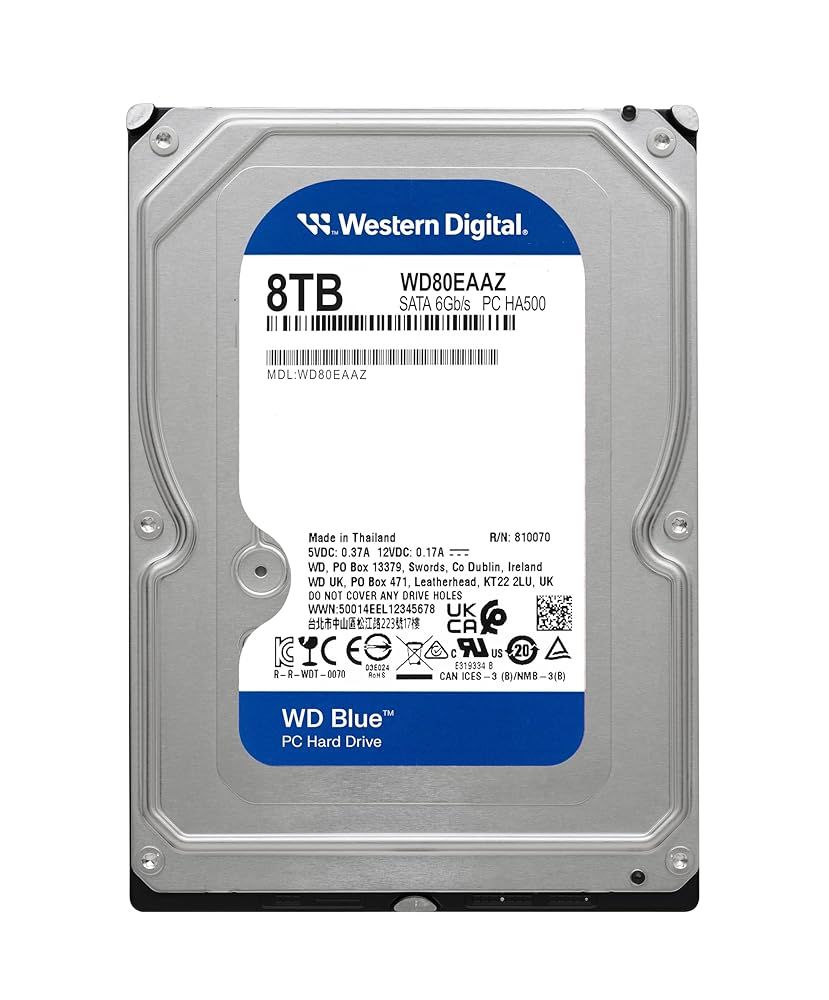 新品】WD Blue 8TB HDD 3.5 SATA - メルカリ