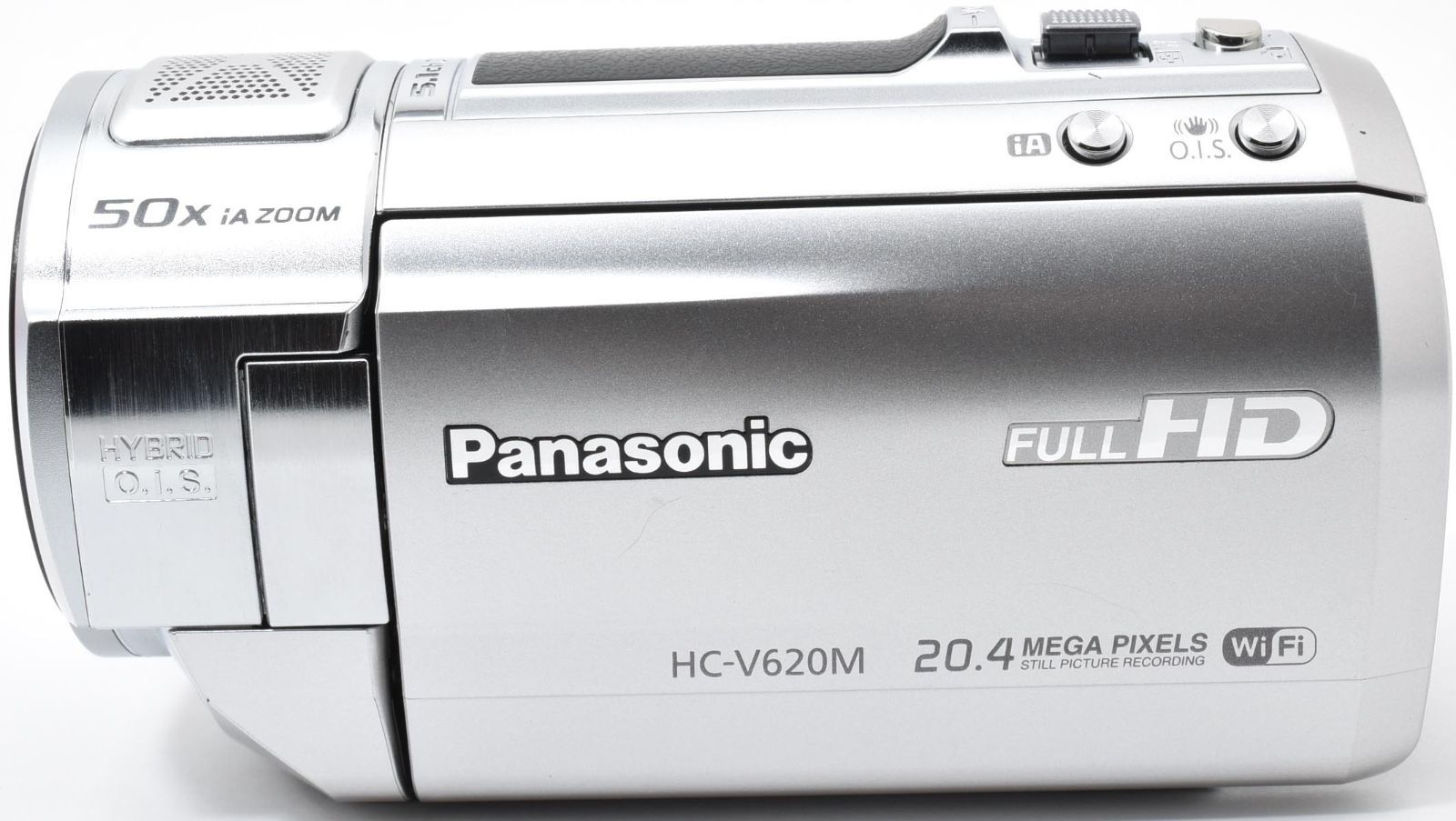 ビデオカメラ パナソニック Panasonic HC-V620M シルバー 中古 Wi-Fi 