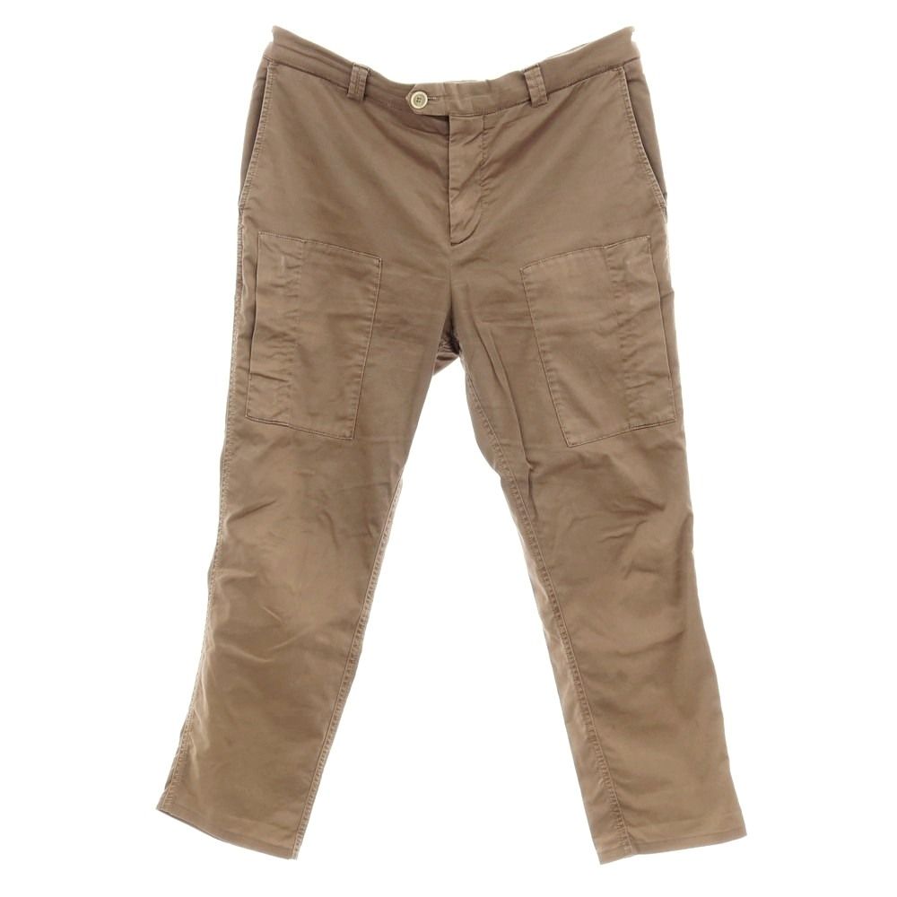美品 ブルネロクチネリ ストレッチコットン トラウザー ベージュ 50 XL相当 中古】ブルネロクチネリ Brunello Cucinelli ストレッチ コットン