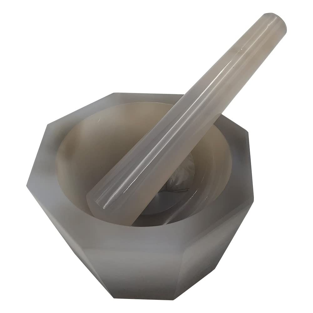 新品 城戸メノウ乳鉢製作所メノー乳鉢 深型 50×60×20 乳棒付き /6-547-01