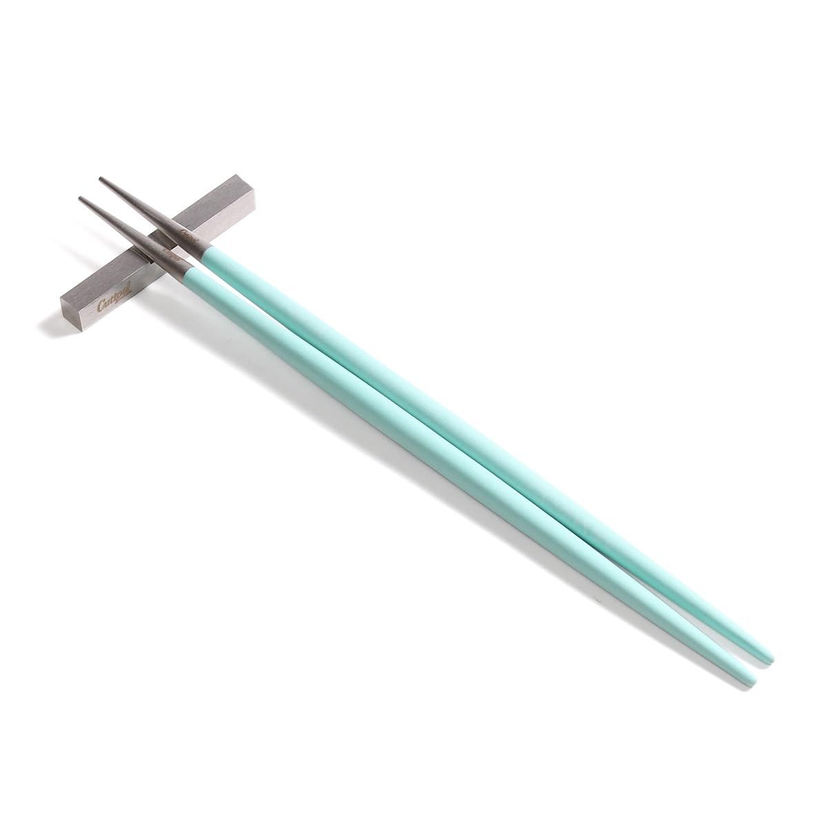 新品 Cutipol（クチポール）GOAターコイズシルバー 箸+箸置きセットG029T