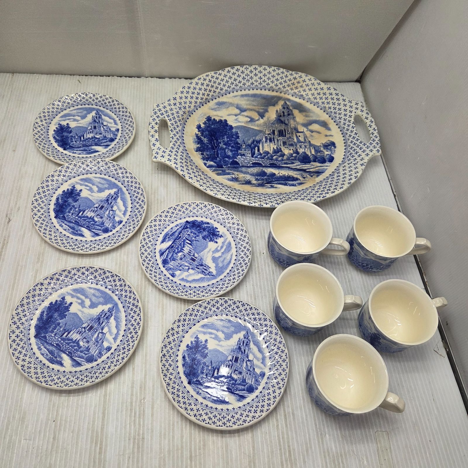 4 S03390 Noritake ノリタケ NT プレート皿 カップ コップ セット 5客