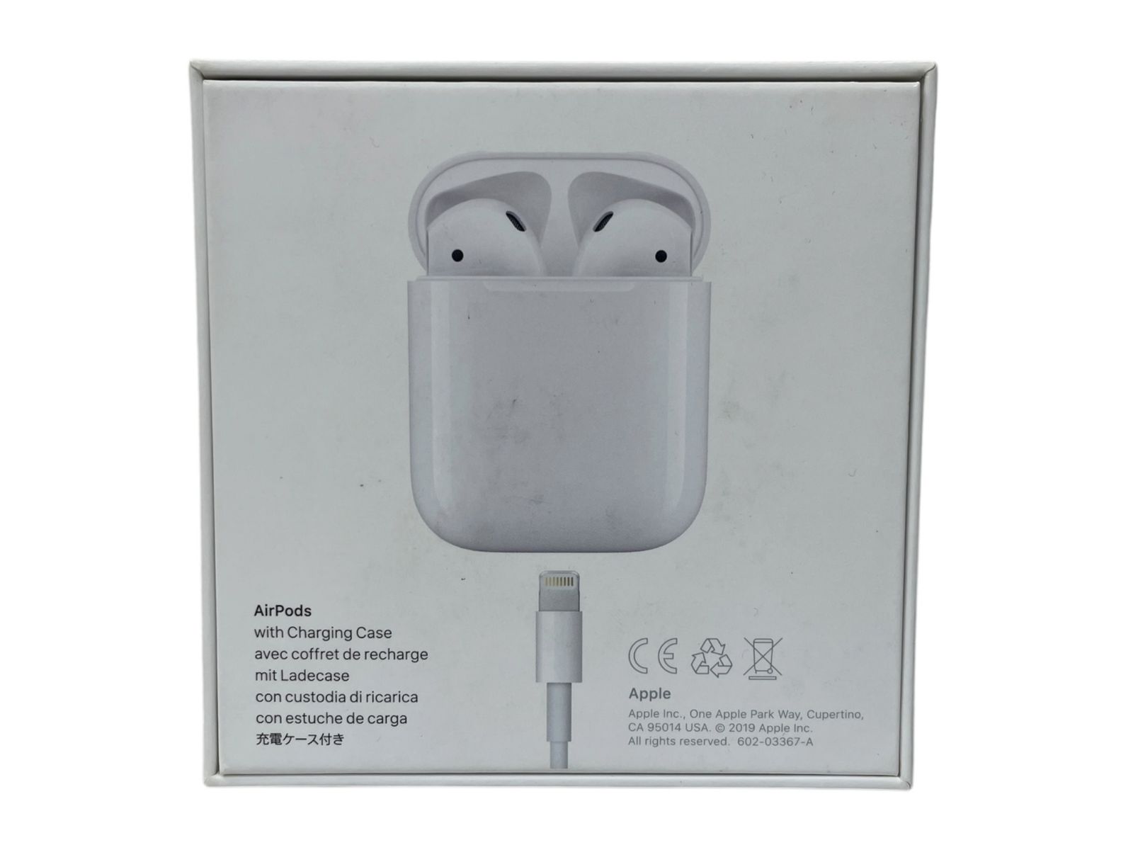 Apple (アップル) AirPods 第2世代 エアポッズ ワイヤレスイヤホン 
