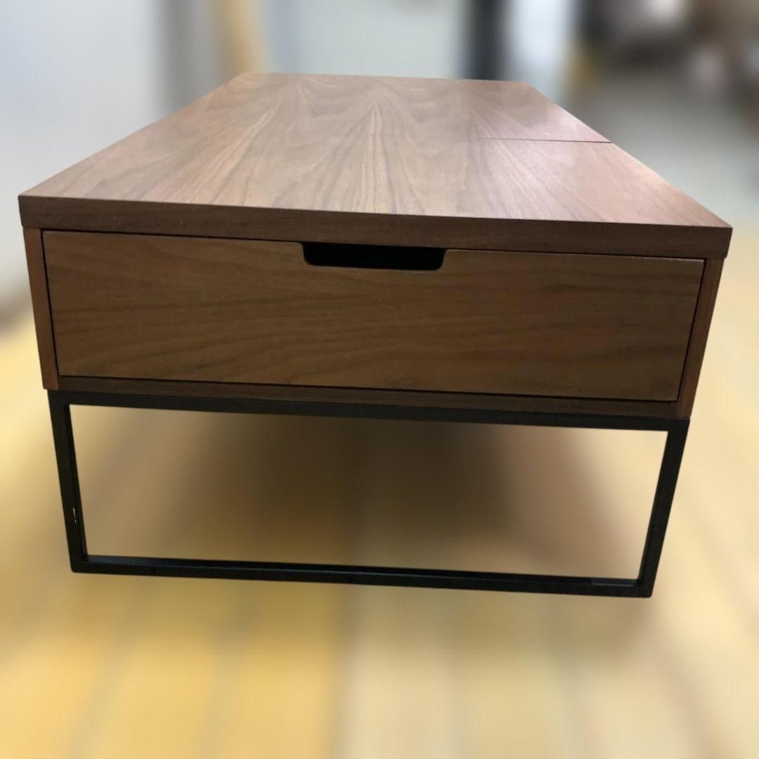 ニトリ 昇降式センターテーブル Nヒバリ 120 LBRHIBARI120 MBR リフト 