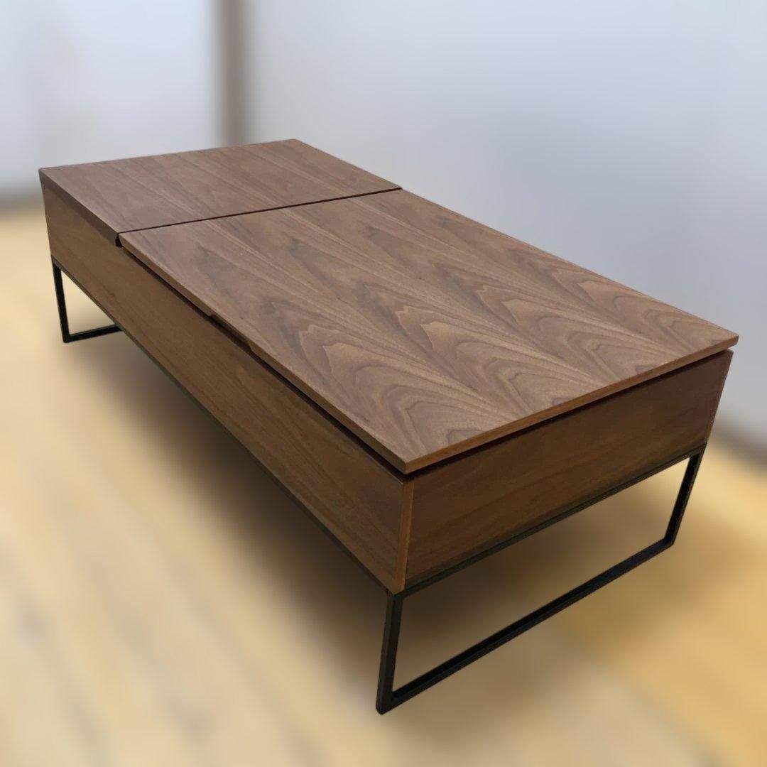 ニトリ 昇降式センターテーブル Nヒバリ 120 LBRHIBARI120 MBR リフト 