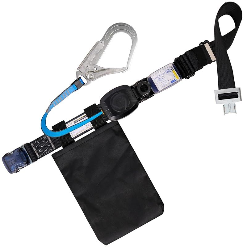 【新品】 [GUANGJIA] 新規格胴ベルト型安全帯 セルフロックワンタッチバックル 墜落制止用器具 安全帯軽量合金鍛造1丁掛 1