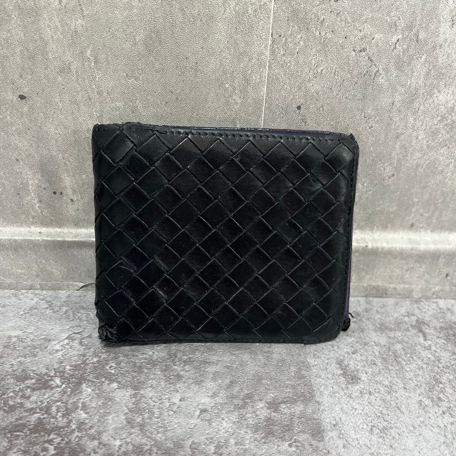 BOTTEGA VENETA】ボッテガヴェネタ 二つ折り財布 イントレチャート