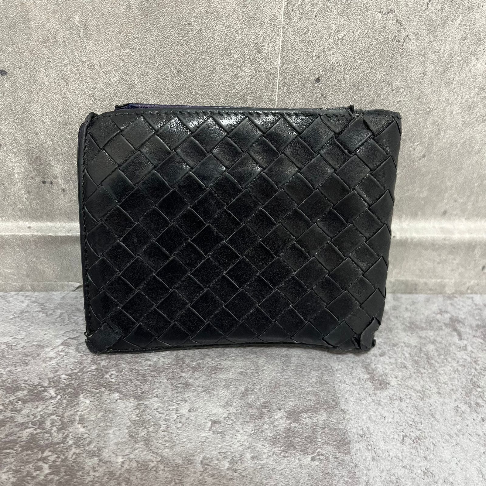 BOTTEGA VENETA】ボッテガヴェネタ 二つ折り財布 イントレチャート
