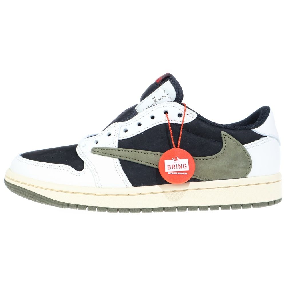 NIKE (ナイキ) ×TRAVIS SCOTT WMNS AIR JORDAN 1 LOW OG Medium Olive 
