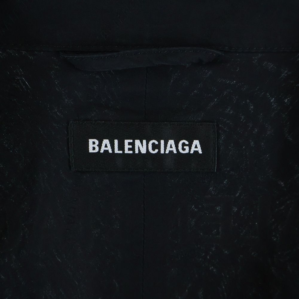 BALENCIAGA (バレンシアガ) 19SS TRACKSUIT POPLIN SHIRT JACKET ロゴ