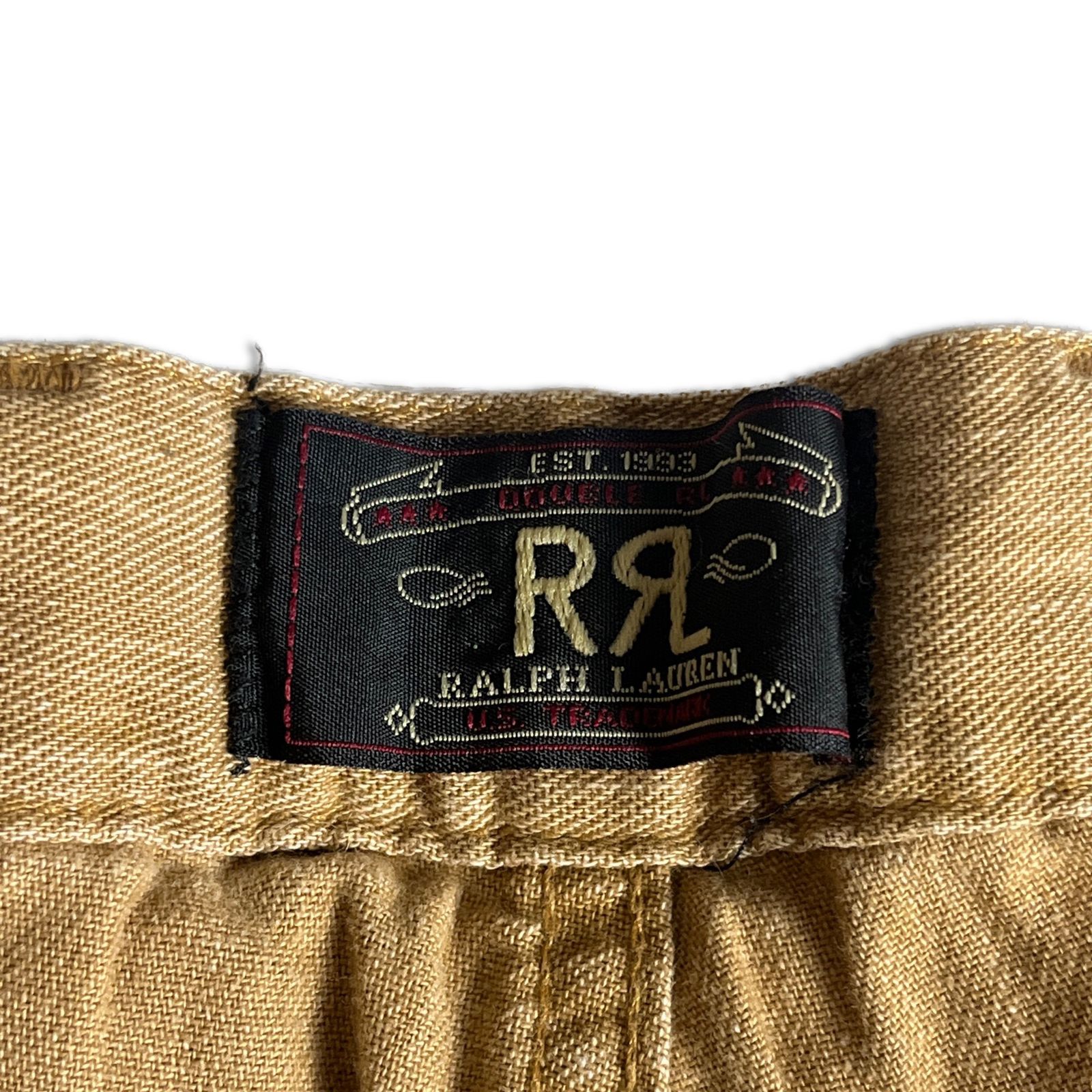 90s】RRL 三ツ星タグ ヴィンテージ ワークパンツ バックルバック W34