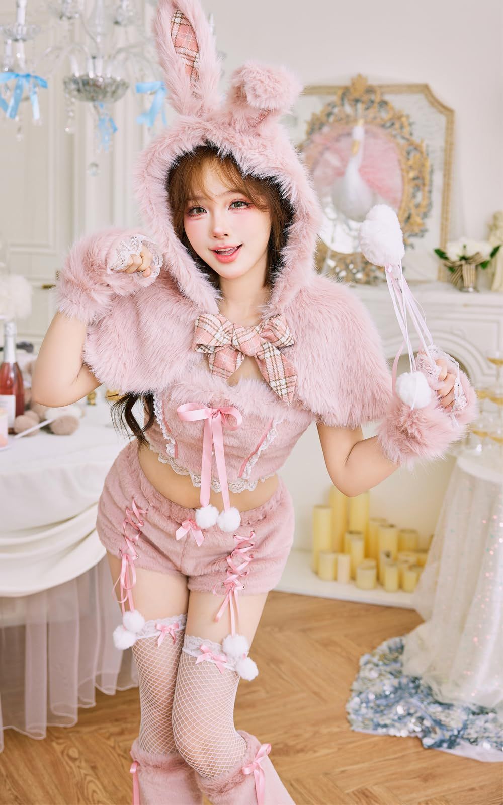 新品 [Malymoon] コスプレ アニマル バニー 動物 うさぎ うさ耳