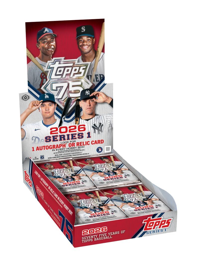 新品 2026 Topps Baseball Series 1 - Hobby Box 26,562円