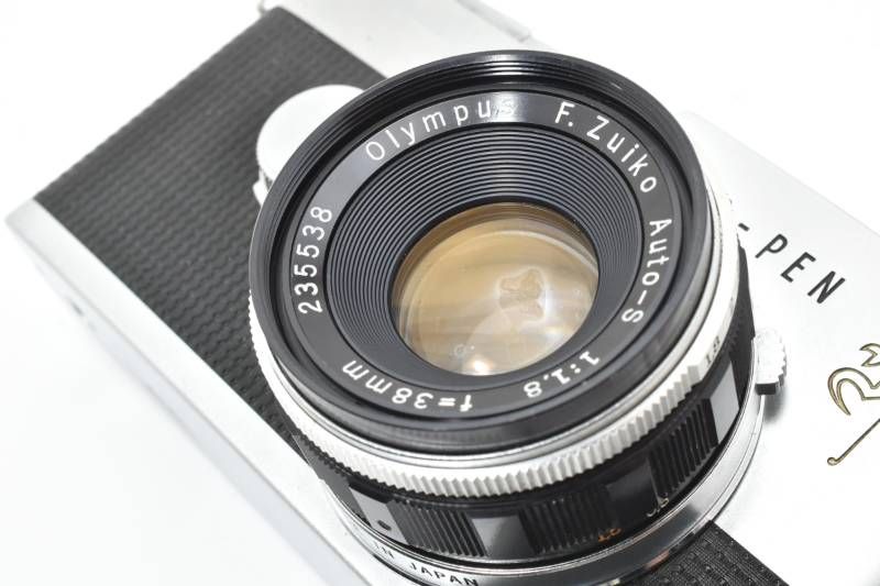 実用品】Olympus オリンパス PEN-F / F.Zuiko Auto-S 1.8 38mm レンズ 