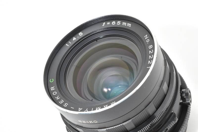 実用光学美品】MAMIYA マミヤ MAMIYA-SEKOR C 4.5 65mm MFレンズ #4088