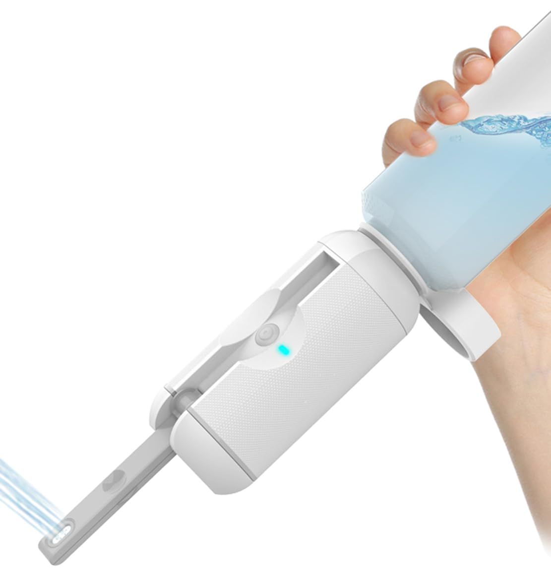 新品 富士商 おしり洗浄機 携帯用 電動 充電式 ハンディシャワー ポータブル シャワーウォッシュ ホワイト F22124